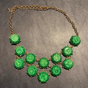Green Statement Necklace
